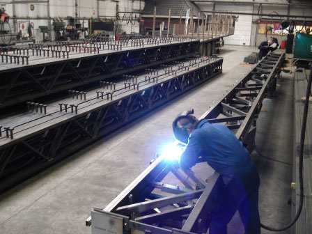 Welding Frame Segments - Click on picture to Return to Gallery